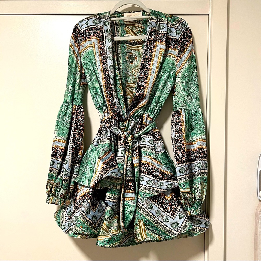 Beautiful and stylish Bronx and Banco printed mini dress heavily discounted